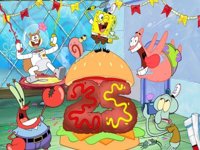 انیمیشن باب اسفنجی شلوار مکعبی